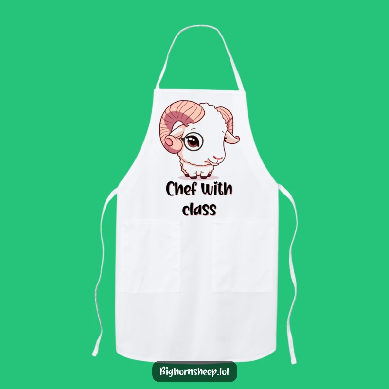 Funny Dapper Sheep Monocle Apron, Culinary Class, Great Funny Gift
