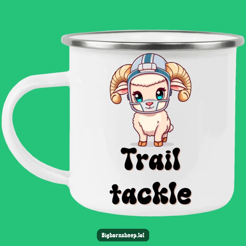Funny Bighorn Sheep Campfire Mug - Rugged Humor for Outdoor Adventures
