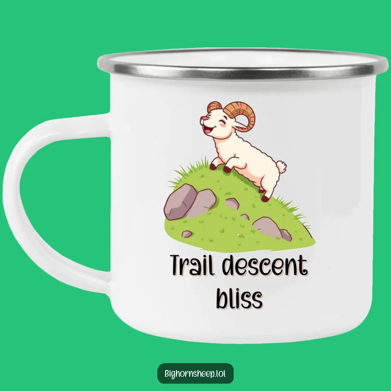 Funny Sliding Sheep Camping Mug, Adventure Sip, Perfect Funny Gift
