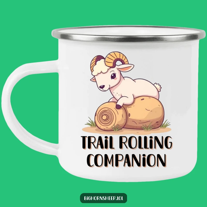 Funny Tumbleweed Nudge Bighorn Sheep Camping Mug - Desert Adventures with Hilarious Style