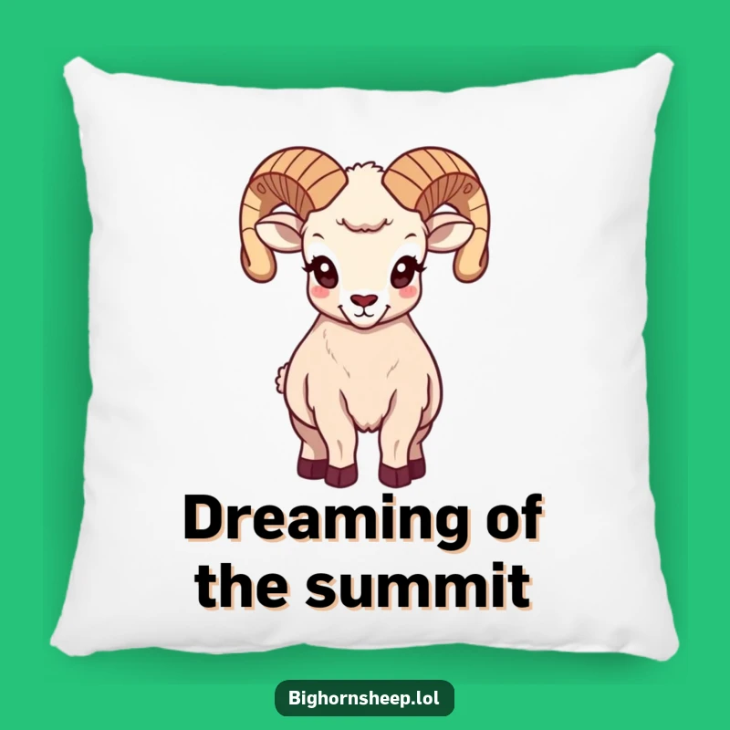 Funny Majestic Bighorn Sheep Pillow, Comfy Hilarious Gift for Regal Decor