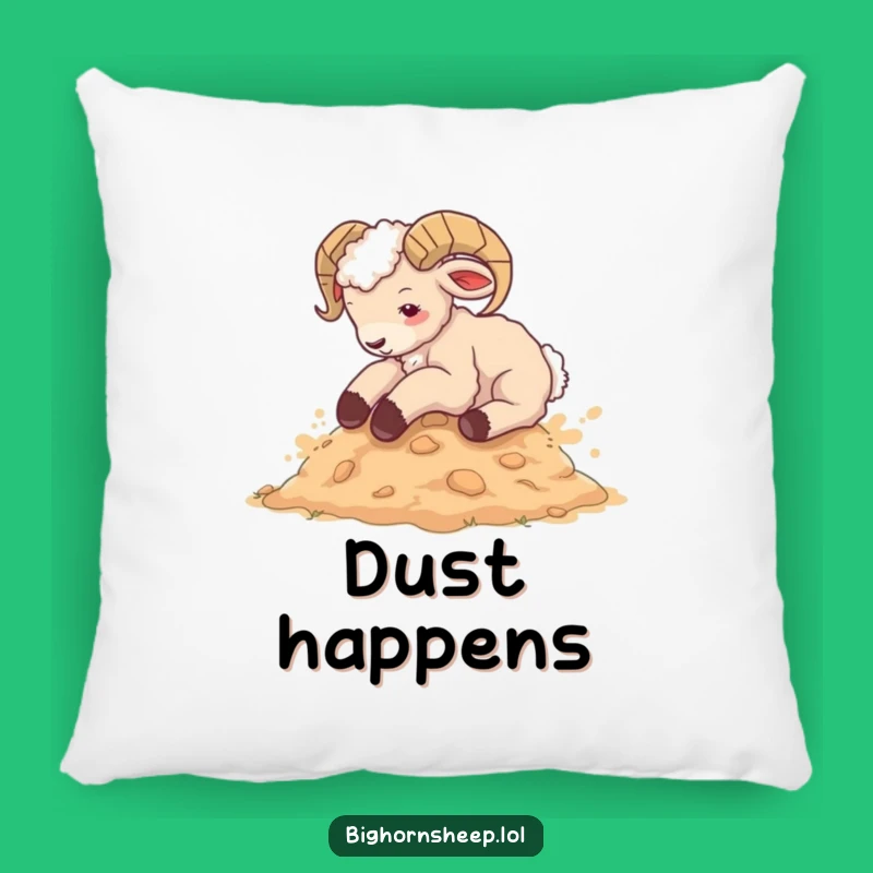 Funny Bighorn Sheep Cub Rolling Pillow - Cute & Comical Home Decor!