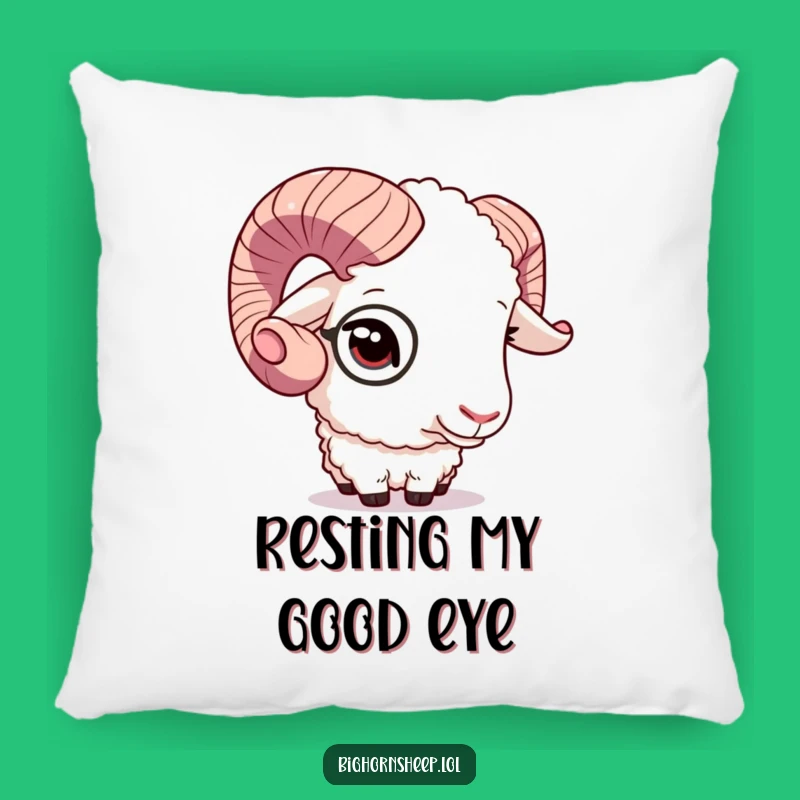 Funny Dapper Sheep Monocle Pillow, Elegant Comfort, Perfect Funny Gift