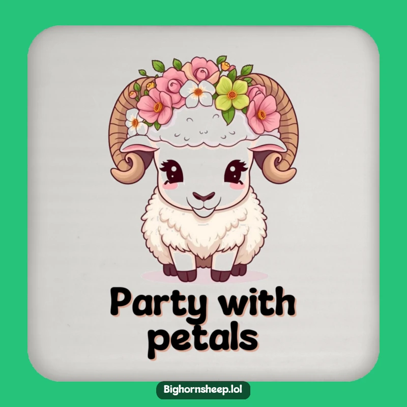 Funny Coasters: Sheep & Crown, Protect Surfaces, Funny Gift!