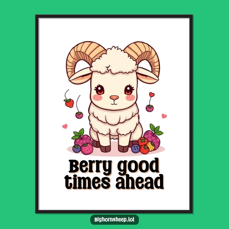 Funny Free Printable Wall Art: Juggling Bighorn Sheep - Quirky Downloadable Decor