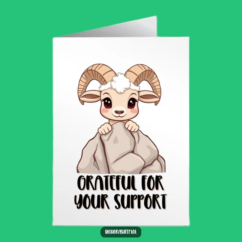 Free Printable Thank You Card: Funny Sheep Mountain Interest Downloadable
