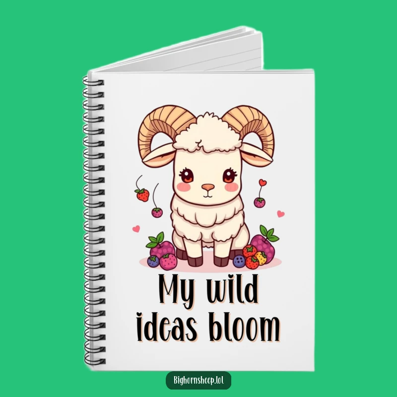 Funny Juggling Bighorn Sheep Notebook: Jot Down Your Berry Funny Ideas!