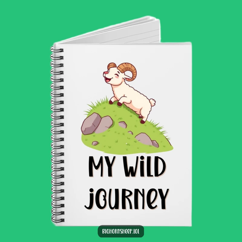 Funny Sliding Sheep Notebook, Journal Your Adventures, Ideal Funny Gift