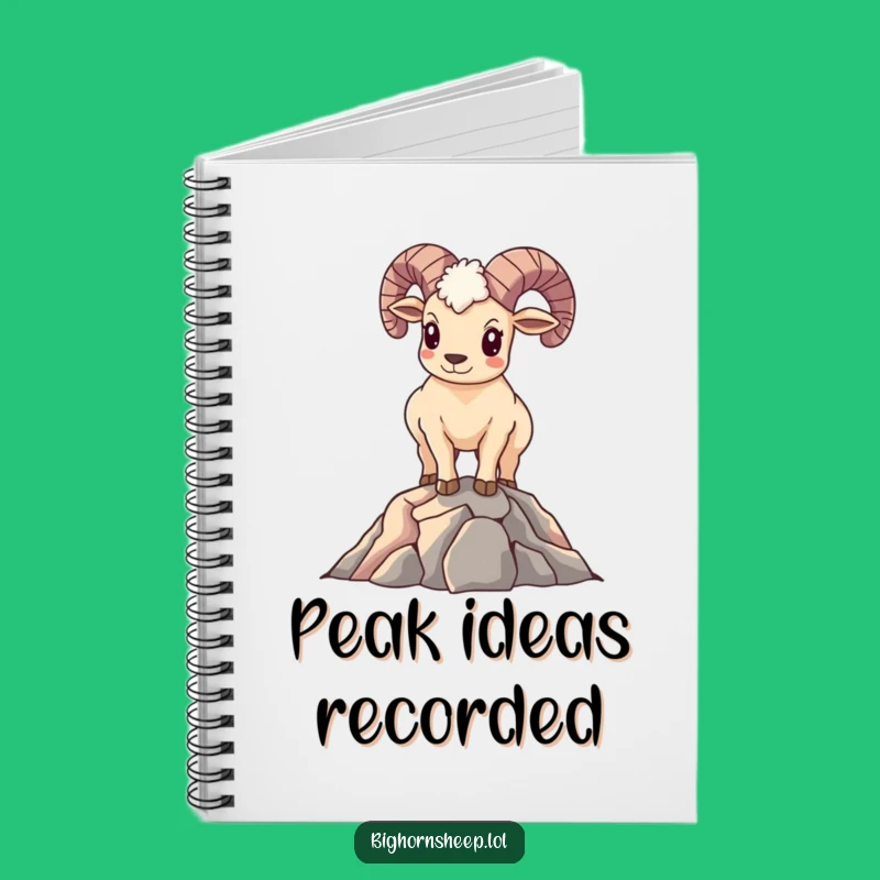 Funny Proud Bighorn Sheep Notebook - Jot Down Successes with Hilarious Flair
