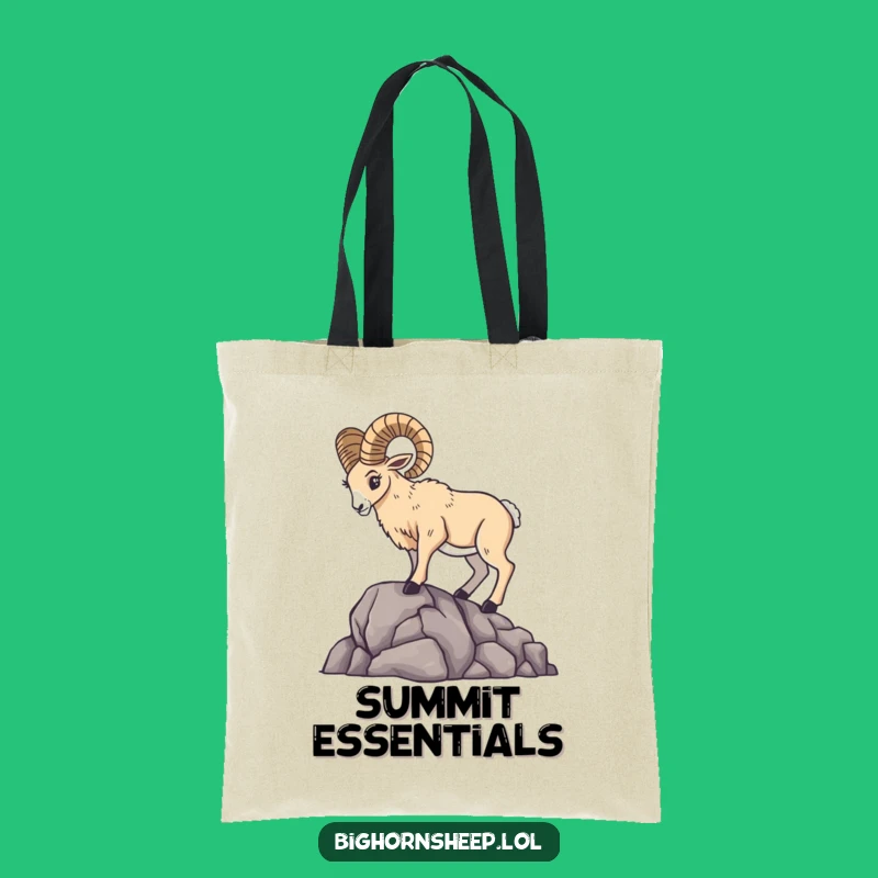 Dramatic Bighorn Sheep Tote Bag - Carry Your Style with Regal Flair